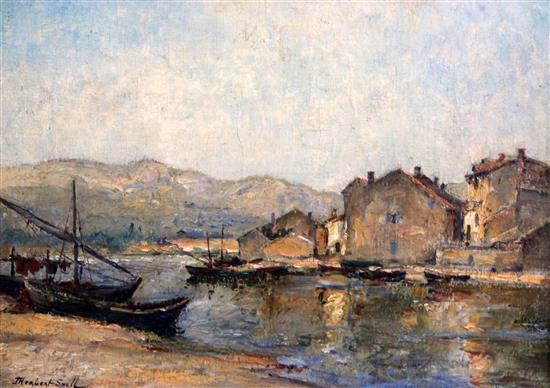 James Herbert Snell (1861-1935) Quartier Jonquiere Martigues, 12 x 16in.